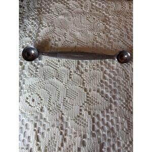 Progressus Italy Double Sided Melon Baller Metal Fruit Scoop Tool 6.75"Vintage